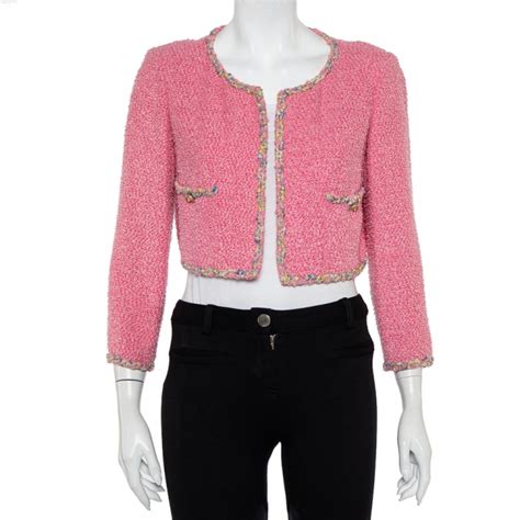 chanel 22 tweed pink|pink tweed chanel style jacket.